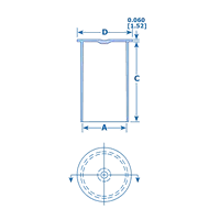 Plastic Long Flanged Caps for Standard Threads