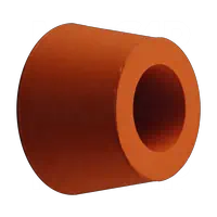 Silicone Hollow Tapered Plugs