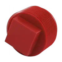 Square Head Threaded Plastic Plug Caps