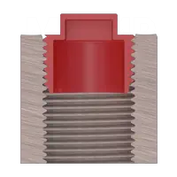 Plastic NPT Plugs with Square Head