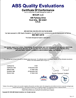 ISO 9001:2015 Certificate of Registration, MOCAP Park Hills, MO and Farmington, MO