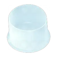 Flanged Caps for Straight Threads Polyethylene Plastic Caps for Standard Threads