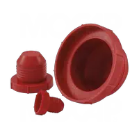 Threaded Plastic Plugs for Flared JIC Fittings Threaded Plastic Plugs for Flared JIC Fittings