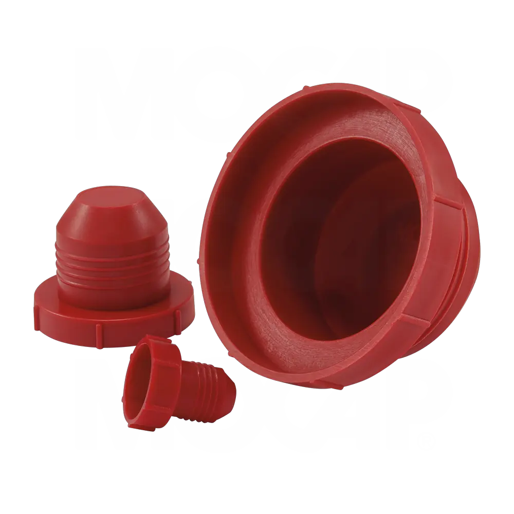 Threaded Plastic Plugs for Flared JIC Fittings
