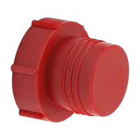 Threaded Plastic Plugs for Flat-Faced O-Ring Fittings Male Flat-Faced ORing Plugs