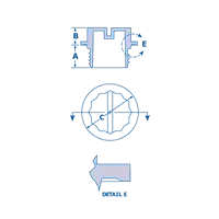 Thread Plug General Purpose Plastic Bolt for UNF Threads