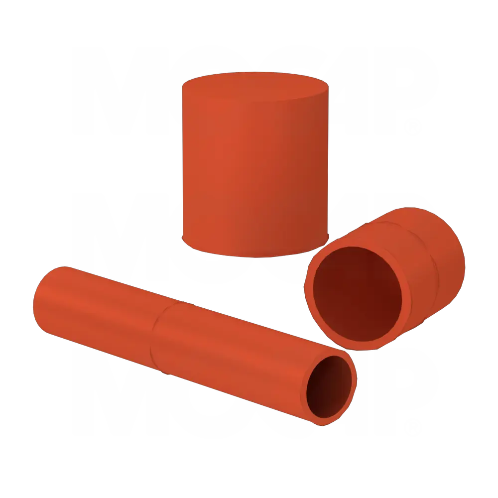 Tapered Hollow Silicone Plug for Product Masking Applications -  Manufactured by MOCAP