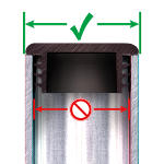 Use External Dimension for Tubing Plugs