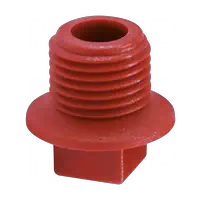 Square Head Flanged Threaded Plug Caps Flanged NPT Blanking Plugs