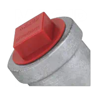 Square Head Blanking Plugs Plastic Flanged Square Head Bolt for NPT Threads