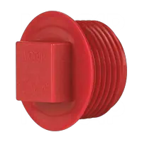 Flanged NPT Blanking Plugs Square Head Flanged Threaded Plug Caps
