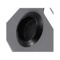 Sheet Metal Hole Cover - Recessed Solid Grommet