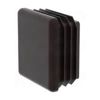 Square Chair Leg Plastic Glide Blanking End Plugs for Square Tubing