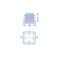 Plugs for Square Tubes Plugs for Square Tubes