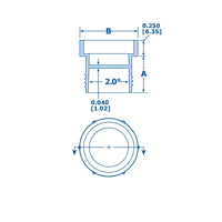 Plugs for MS-21921 Nut Sleeve Assemblies Military Standard Flareless Tube and Nut Assemblies (Polyethylene Plastic)